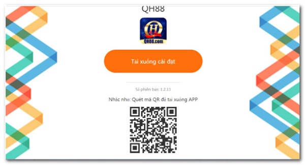 Tải App QH88 bằng mã QR Code